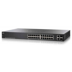 Switch CISCO 24 Ptos POE 100/1000Mbp Smart, +2 Ptos SFP Giga, 26 Ptos,