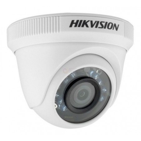 Cámara Domo Hikvision 1MP / 720P, 3.6mm, 4en1, Plástica, 1/3"_71grd, Blanco, 24LED, Indoor.