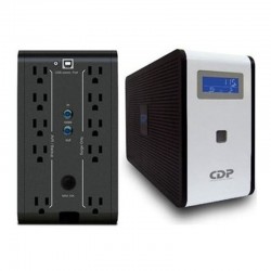 UPS 1000Va, Smart Usb 10 Ac, 120v. CDP Protec Coax, +Regulador Voltaje. Lcd.
