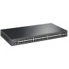 Switch 48 ptos 1000Mbps 4 Sfp, Tp-Link L2, L3, L4, QoS, 4k Vlan, SNMP v1/v2c/v3