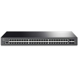 Switch 48 ptos 1000Mbps 4 Sfp, Tp-Link L2, L3, L4, QoS, 4k Vlan, SNMP v1/v2c/v3