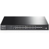 Switch 24 Pto 100/1000Mbp, Tp-Link Admin L2/3, +4 Ptos Combo SFP/Rj-45. (28 Ptos)