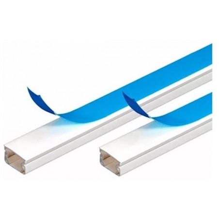 Canaleta 39x19 Adhesiva 2mt Blanca