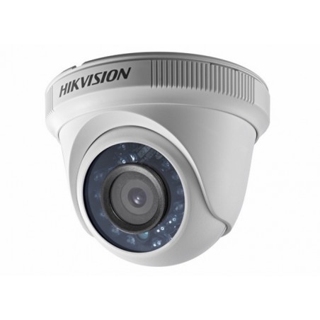 Camara Domo 1Mpx, 2.8mm Hikvision 4en1 1/3"_71grd, Blanco, 12Led, plastic 720px