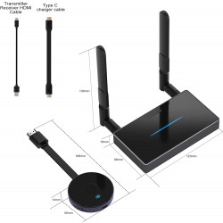 Extensor Hdmi 4K Activo, 100m Rj45, Pway func Edid, POC, 30Hz, Tx Rx, Utp cobre Standard hdmi 1.4. Probar, SIN Gtia