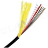 Fibra Optica 24h Monomodo 9/125um ADDS Loose Tube Gel, FRP Cent, Ext, 75m Span Dry Water Block, Negro. ITU-T. G.652.