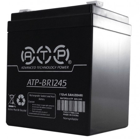 Bateria 12v, 4.5Ah, Recargable Sellada. Anc/Alt/Prf: 90/100/70mm. Gtia: 30 dias