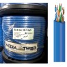 Bobina, Cat 6 plano bonded, 350Mhz, Azul, 305mts, Belden