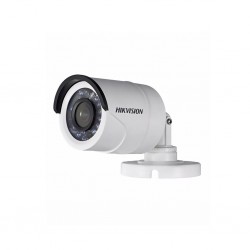 Camara Cañon 2Mpx, 3.6m Hikv 1080px 4en1 plast/met, 1/3"_71grd, Blanco, 24Led,