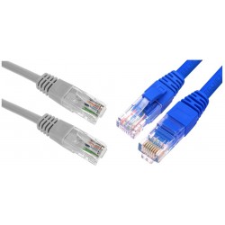 Cable CAT 6 Utp, Cobre, en Azul ò Gris, Importado p/Mts