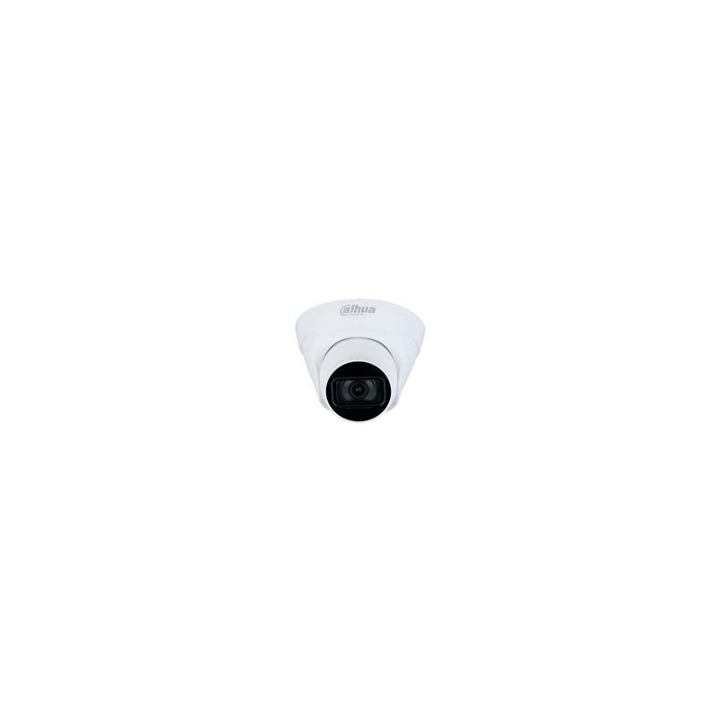 Camara IP Domo 2 Mpx 2.8mm Poe Dahua blanco, IR 30m, 1/4", Rj45, Onvif IP67 100Mbps, 24Leds, DWdr. Gtia: 90 Dias