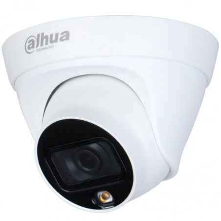 Camara IP Domo 2 Mpx Vu 2.8mm Dahua IP67, blanc, IR30m 1/4", Rj45 Poe Onvif 100Mbps, 1SLed, Microfono. Gtia: 90d