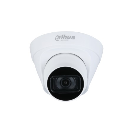 Camara IP Domo 2 Mpx 2.8mm Poe Dahua blanco, IR 30m, 1/4", Rj45, Onvif IP67 100Mbps, 24Leds, DWdr. Gtia: 90 Dias