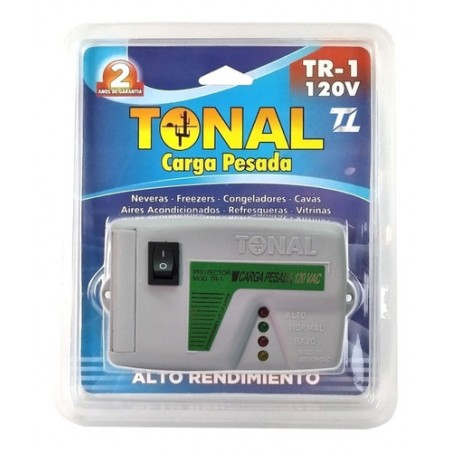 Protector Refrigerac 120v, 15 Amp, 1 AC Bornera, Rang 90V bajo 135V Alto, 4-5min Max 35000btu. Grtia: 2 Años con Emerald