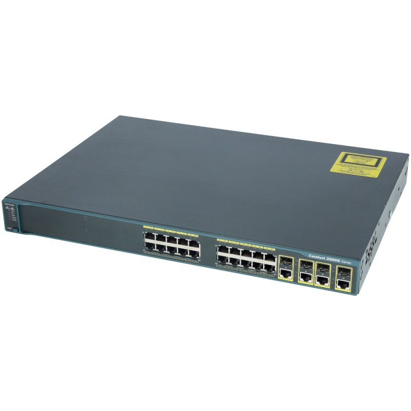 Switch CISCO 24 Ptos 100/1000Mbps *4 Sfp 64Mb, Admin Layer 2, Ports: 20+4