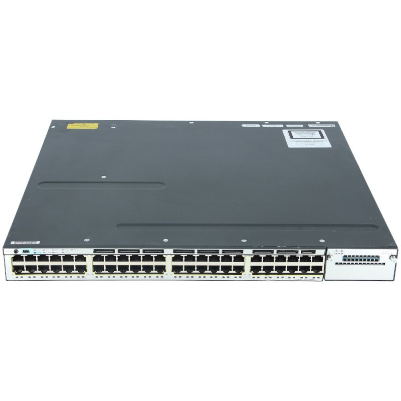 Switch Administrable CISCO L3 de 48 Puertos 100/1000Mbps, 1 Ranura de Expansión 10/100/1000. Gtia: 90D