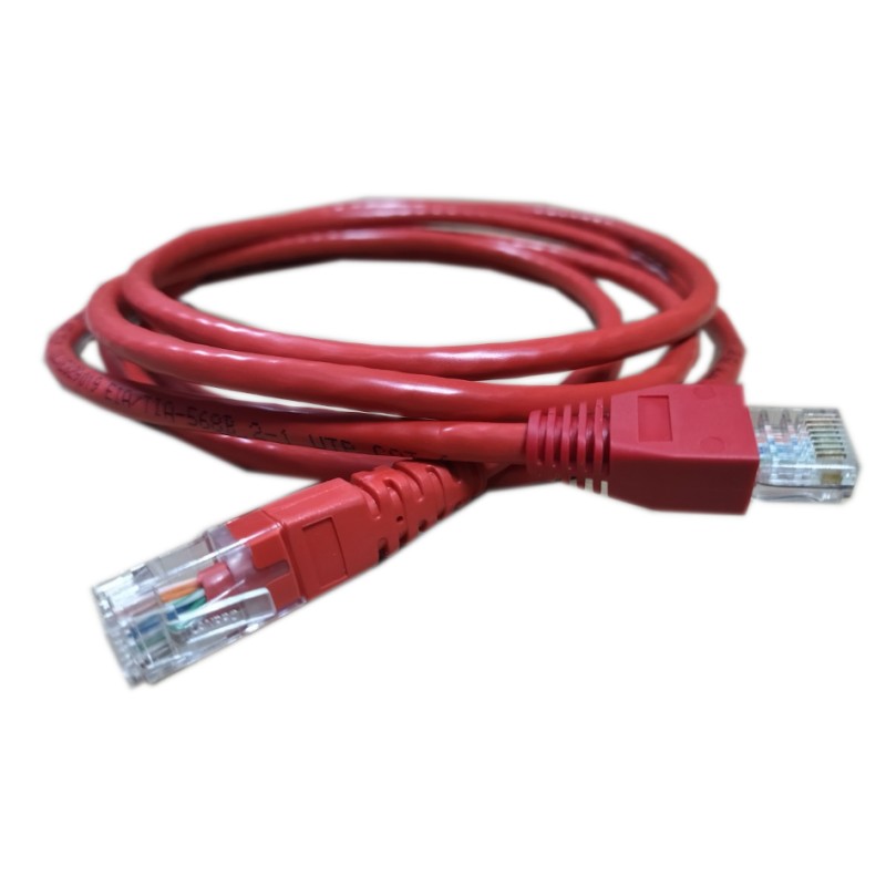 Patch Cord CAT 6, 2m,  Lanpro Rojo