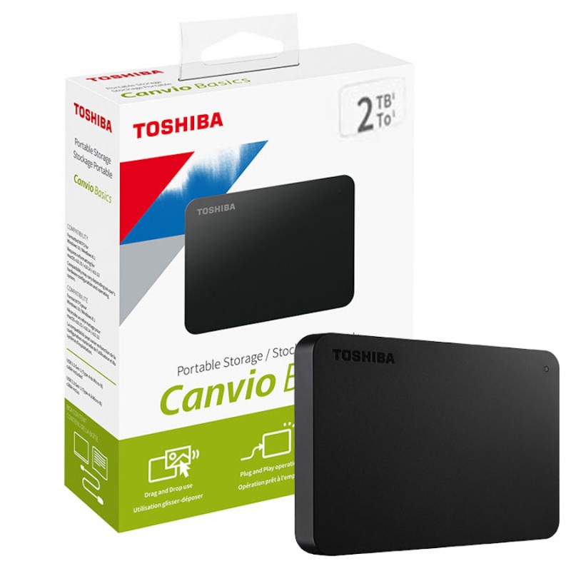 Disco Duro 2 Tb Externo 2.5" Usb Toshiba Canvio Usb 3.0. Garanta: 90 dias fact