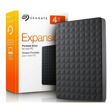 Disco Duro 4 Tb Externo 2.5" Usb Seagate Usb V3.0. Negro. Gtia: 90D