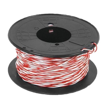 Cable Jumper Blanco/Rojo 305 mts, Import