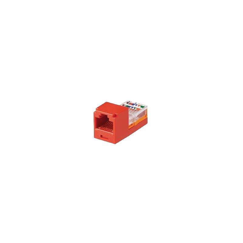 Jack Cat-5e a/b, Minicom Panduit, Rojo