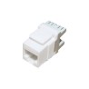 Jack CAT 6A, 30u Blanco Lanpro S8000