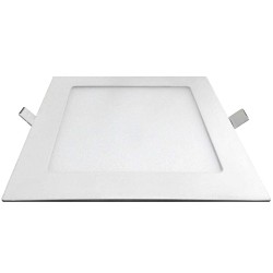 Panel Led 6w 110v Cuadrado Empotrable Garntia: Prueba al entregar. Color 6500k