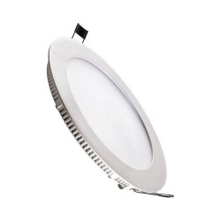 Panel Led 6w 110v Redondo Empotrable Garntia: Prueba al entregar. Color 6500k