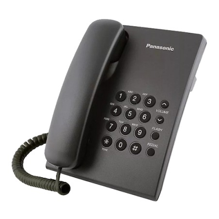 Telefono Panasonic basico negro Gtia:30d