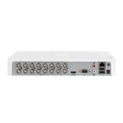 DVR 16 Cam, 1080Mpx / Ahd +2Ip Hikvision dd_6Tb, 480fps, Hdmi/Vga, Turbo, BLANCO