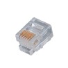 Conector Rj-11, 6 pines, 50 unds, Q