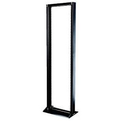 Rack piso 2.10 m, Nac 42u Perfil Roscado Fab Nac, Pint Elect Negro. Con tornillos