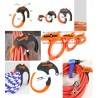 Organizador Cables Ajustable Mediano Pro Naranja, CableCuff, CableClamp