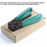 Separador chaqueta fibra drop calibrador Pela Cable Wire Stripper 2.1-1.6mm Verde Fiber Strippping tool Cable Wire Strippe