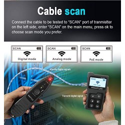 Tester Chicharra Poe at/af, Noyafa, led, mide distancia cable 200mt, wiremap 9v, NVC Detect AC_50v-100v. Gtia: 5dias