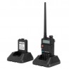 Radio FRS 5w, Dual Band, LCD, 22 canales 162-512/462-562MHz, Audífono, USB, FM 260codes, GMRS, Batería 1800mAh, Gntía:30D