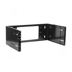 Rack Pared 4u, 15cmt prof. c/bisagras Negro, Importado, Nexxt.