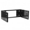 Rack Pared 4u, 15cmt prof. c/bisagras Negro, Importado, Nexxt.