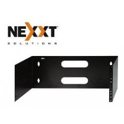 Rack Pared 4u, 15cmt prof. c/bisagras Negro, Importado, Nexxt.