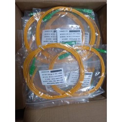 Patch Cord FO SM SC APC SC 2M Amarillo, 2mm, G652D 3.0, Simplex