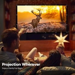 Proyector Mini 1080p 7500 lumen, 5en1, cables AV, 2x Usb, Vga, hdmi, SD, Control Remoto, Dist Rec 3mts. Gtia:10d