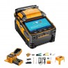 Empalmadora Fibra SM, MM, Lcd 5" 6 Motor Kit 5 Tools, PowerMeter VFL Integrado 1par electrod 3KS, 1Carg, Bat 7800mAh