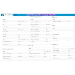 Router Mikrotik Dual WiFi, 1u, 1Poe/Spf Lcd, Usb 3, 3g/4g, 10x Gigab, 1733Mhz 5G RB4011iGS+5HacQ2HnD-IN. Gtia:10dias