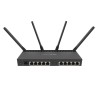 Router Mikrotik Dual WiFi, 1u, 1Poe/Spf Lcd, Usb 3, 3g/4g, 10x Gigab, 1733Mhz 5G RB4011iGS+5HacQ2HnD-IN. Gtia:10dias