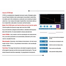 OTDR mini SM, OPM, OLS, Reflect 60-100Km26-24dB, 10mw, 1310_1550nm, FC/UPC, VFLTono Lan test, 8Gb Report 200k. Grtia:9d