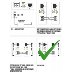 Transceiver Ext SFP Vacio a Rj45, p/FO Converter Media Multimodo ò Monomodo 0.5 Km / 10Km. APC port. Gtia: 30 das