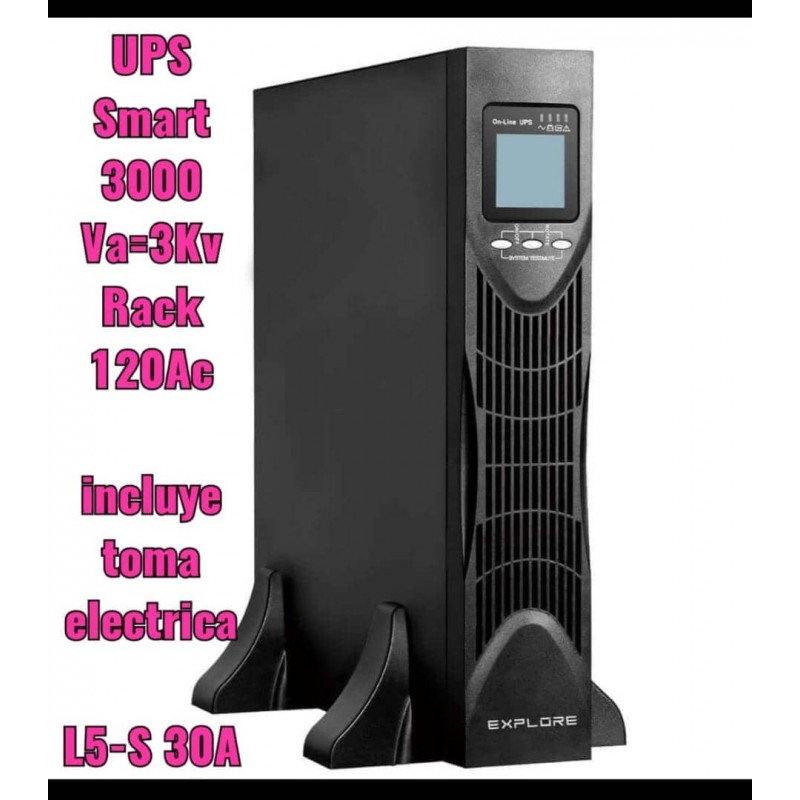 Ups 3500Va, On Line, 120Ac, Xplorer Usb/Rs232, Sotware, Lcd, 4Ac, 50/60 Hz