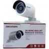 Camara IP Cañon 2 Mpx, 4mm Poe Hikvision Mic/Al, IR 30m, 1/3", Onvif, FaceDet