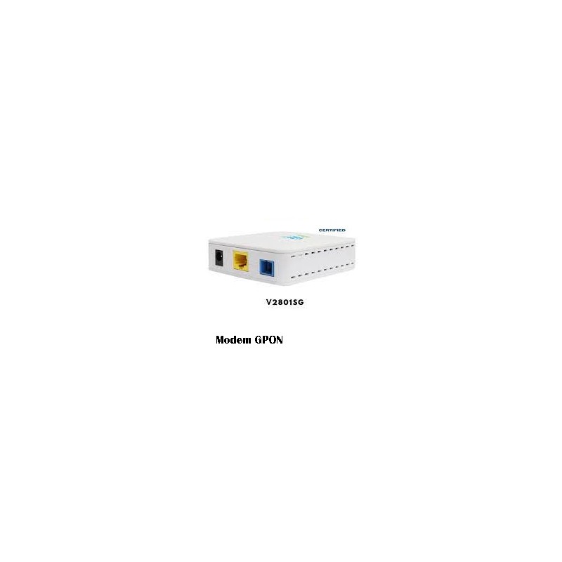 ONU XPon SC-UPC Rj45 1 Gb Bridge Router 7w, Up/Down 2.4Gb. FO SC Azul. Gtia:30d