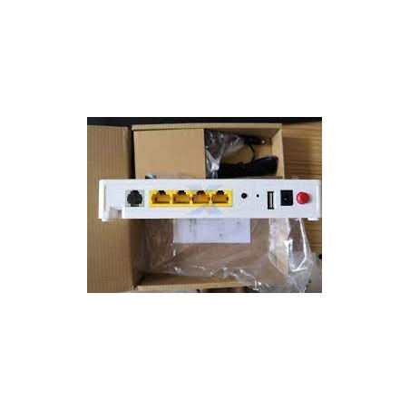 Modem ONU GPon Ftth, Wifi 4Lan, ZTE modem Adsl, 3FE 1GbE, SC-UPC azul, 20Km Usb, 7w, Gbps 2.4_Down 2.4_Up. Gtia:90d